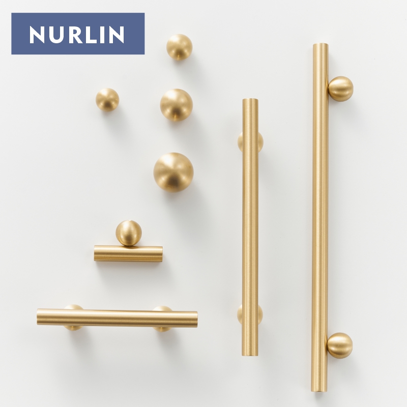 Furniture Hardware Jig - Nurlin Messing Ronde Bal Voet Kastknoppen