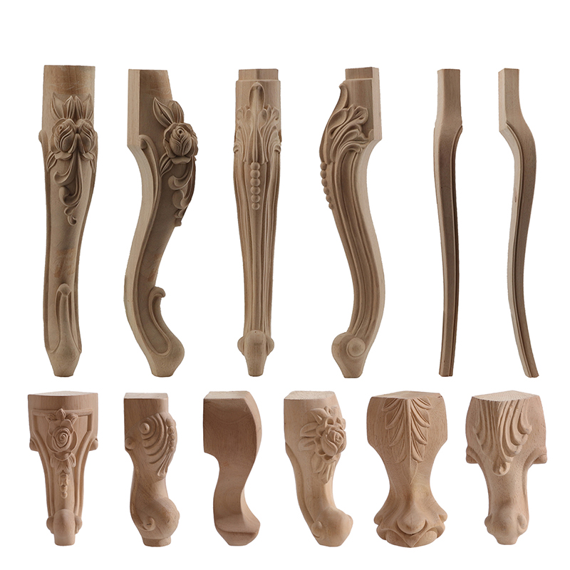 Cabinet Hinge Overlay - Meubilair met massief houten poten Carving