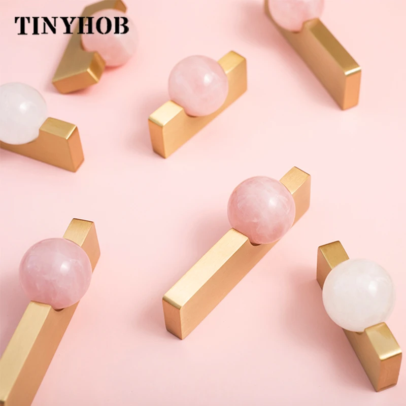 Witte Kristallen Bol + Messing - Furniture Hardware Drop Pulls recensie en prijs